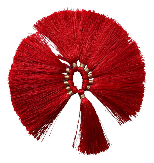 Borlas Decorativas Rojo Cortas