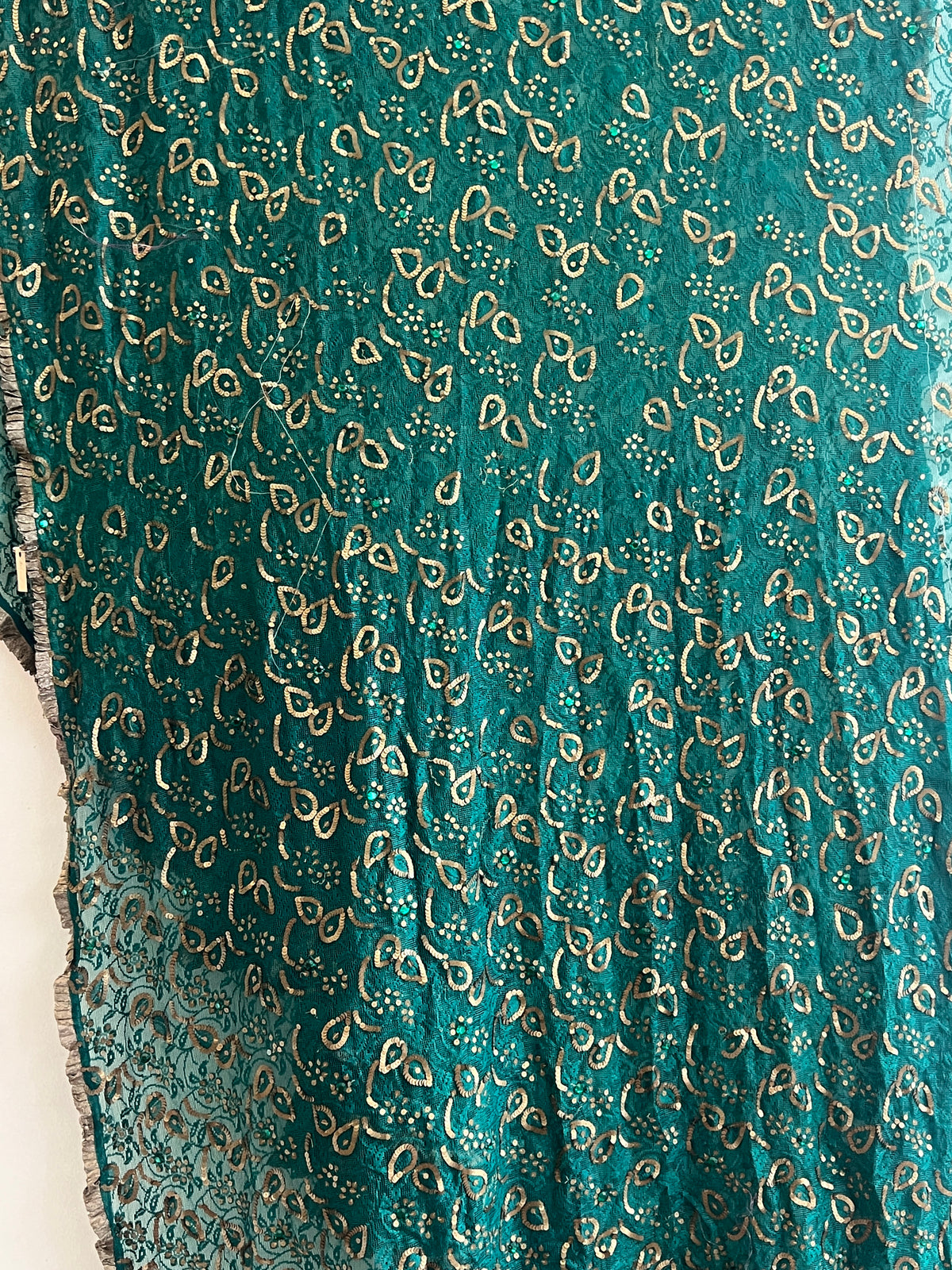 Sari Indio Vintage Verde Completo
