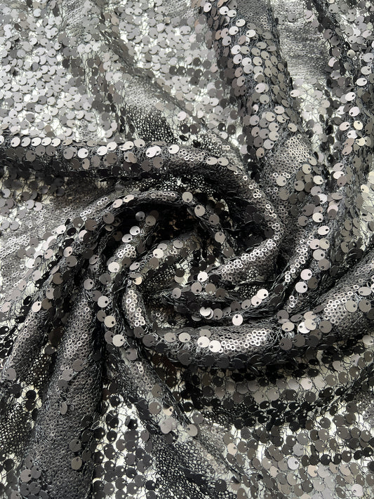 Tela Lentejuelas Negra
