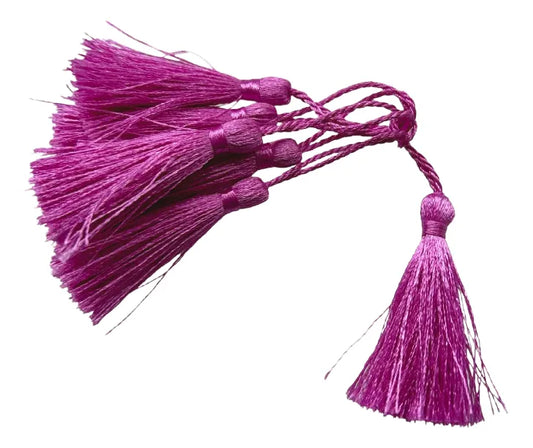 Borlas Decorativas Morado Cortas