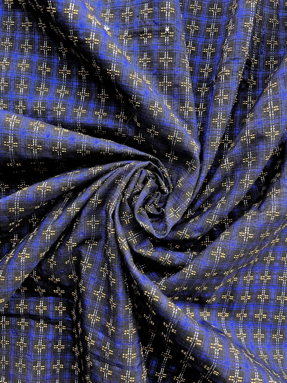 Tela Birmania Azul