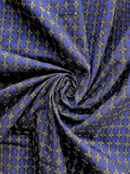 Tela Birmania Azul