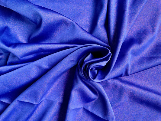 Poli Crepé Satinado Fiesta Azul