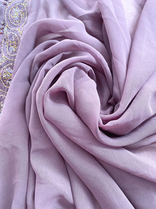 Sari Indio Vintage Pedrería Morado