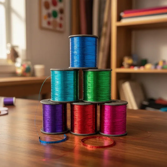 Set Hilos Metalizados Lurex Multicolor @!